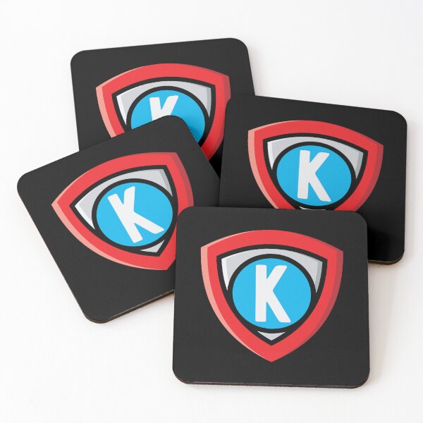 Item preview, Letter K Superhero Emblem Sticker designed and sold by donnielnah.