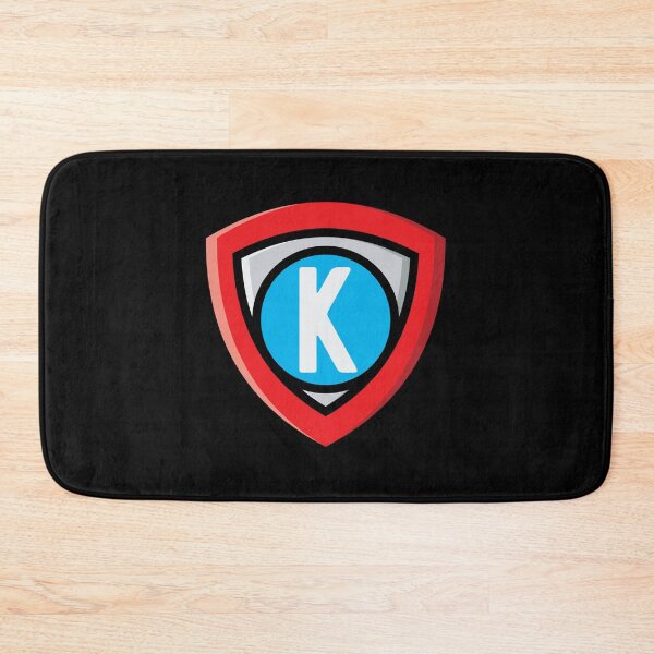Artikelvorschau, Letter K Superhero Emblem Sticker entworfen und verkauft von donnielnah.