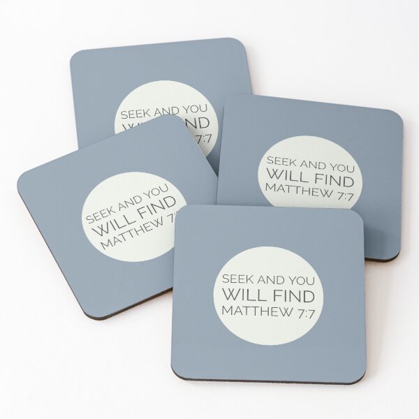 Item preview, Matthew 7:7 Bible Verse designed and sold by Augustine98.