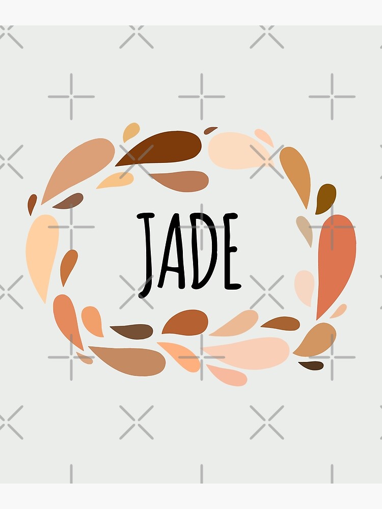 "Jade Names for Wife Daughter and Girl" Poster for Sale by kindxinn