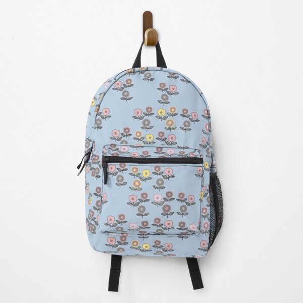 Item preview, Lovely Flower Field Pattern in Pale Blue designed and sold by IdinDesignShop.