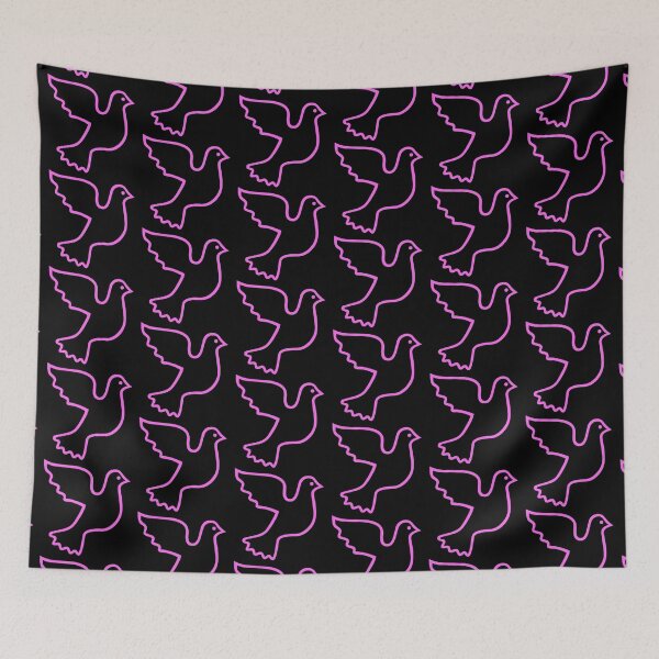 Item preview, Pink Dove of Peace symbol designed and sold by effervescence.