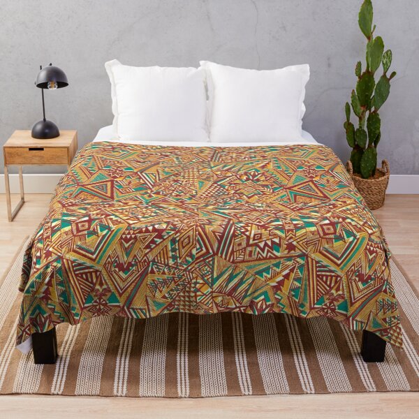 Artikelvorschau, Ethnic Triangles Art Pattern entworfen und verkauft von Bold Dark savage.
