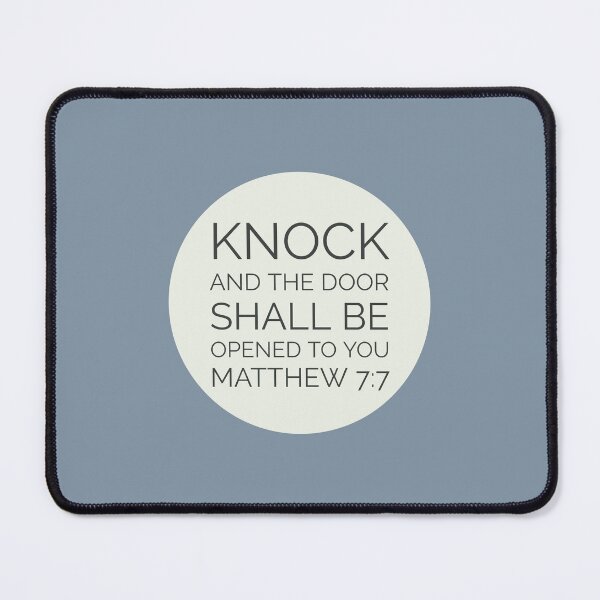 Artikelvorschau, Matthew 7:7 Bible quote entworfen und verkauft von Augustine98.