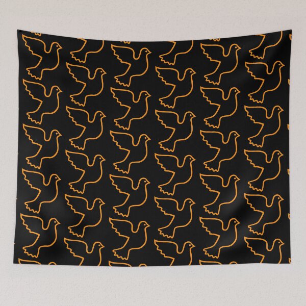 Item preview, Orange Dove of Peace symbol designed and sold by effervescence.