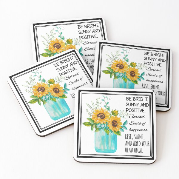 Item preview, Watercolor mason jar with Sunflower designed and sold by Designs1279.