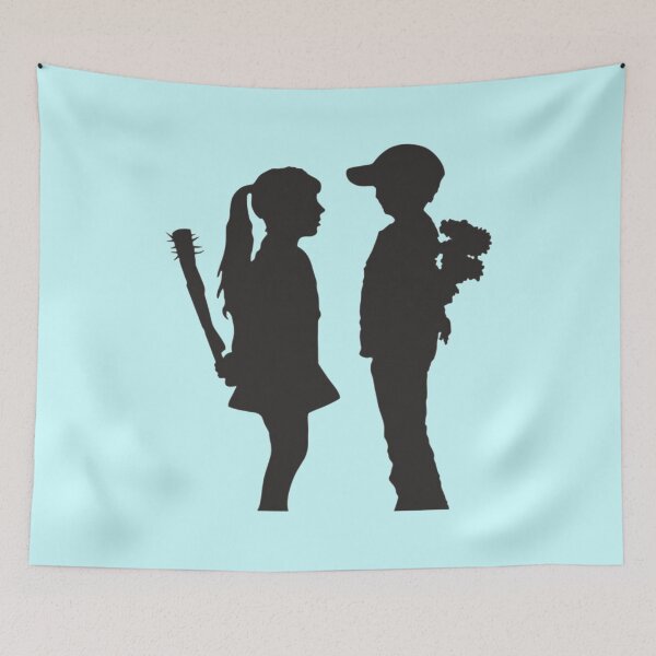 Item preview, Banksy- Boy and Girl gender stereotypes designed and sold by GiftShopHome.