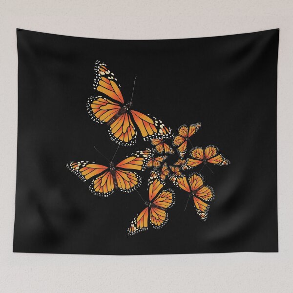 Aperçu de l'œuvre Monarch Butterflies in a spin créée et vendue par Ricogfx.
