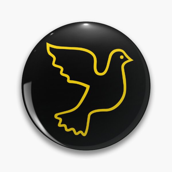 Item preview, Yellow Dove of Peace symbol designed and sold by effervescence.