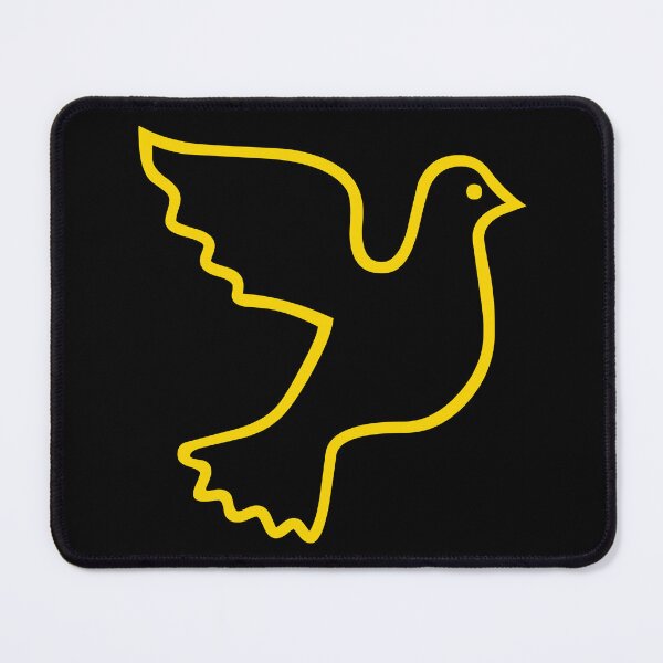 Item preview, Yellow Dove of Peace symbol designed and sold by effervescence.