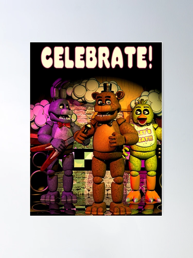 My FNaF Birthday Poster! (deleted other post so this can be put up) :  r/fivenightsatfreddys