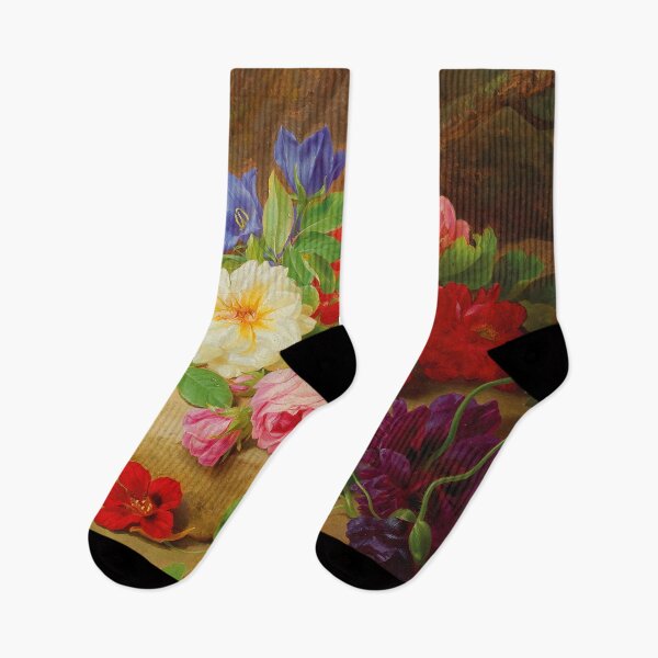 Item preview, A Forest Floor With Roses And A Butterfly  Josef Lauer designed and sold by TeeARTHY.