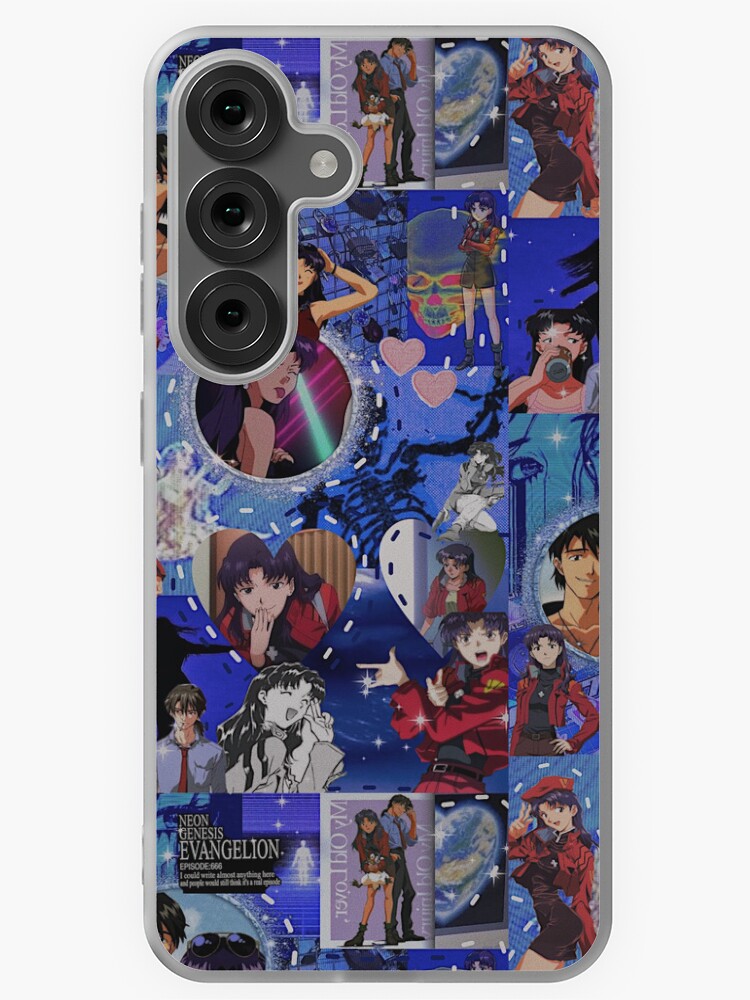 Thumbnail 1 of 4, Samsung Galaxy Phone Case, miss misato collage designed and sold by hanna0011.