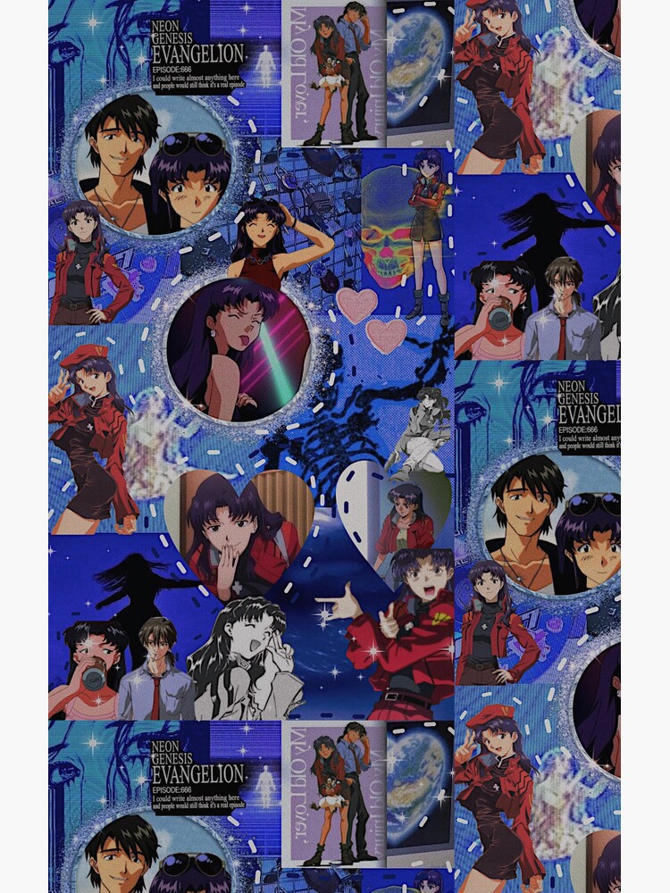 Thumbnail 4 of 4, Samsung Galaxy Phone Case, miss misato collage designed and sold by hanna0011.