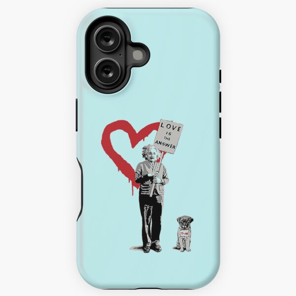 Item preview, BANKSY Einstein Love is the Answer designed and sold by GiftShopHome.
