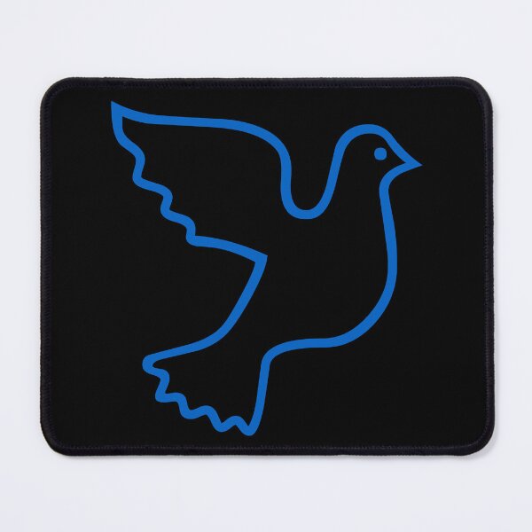 Item preview, Blue Dove of Peace symbol designed and sold by effervescence.