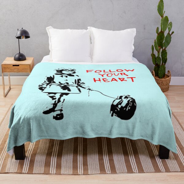 Item preview, Banksy sigue tu corazón designed and sold by GiftShopHome.