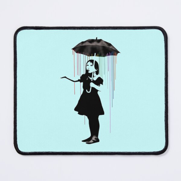 Item preview, Banksy Girl With Umbrella designed and sold by GiftShopHome.