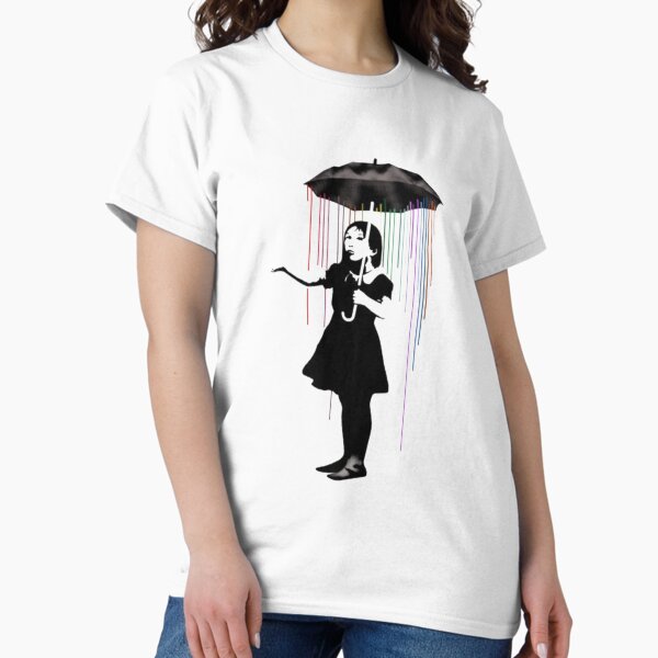 Item preview, Banksy Girl With Umbrella designed and sold by GiftShopHome.