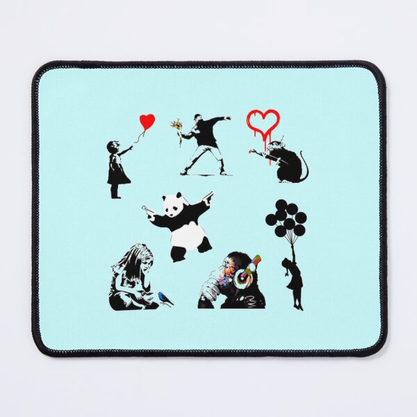 Item preview, Banksy graffiti collection designed and sold by GiftShopHome.