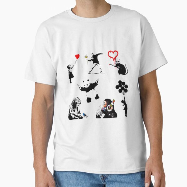 Item preview, Banksy graffiti collection designed and sold by GiftShopHome.