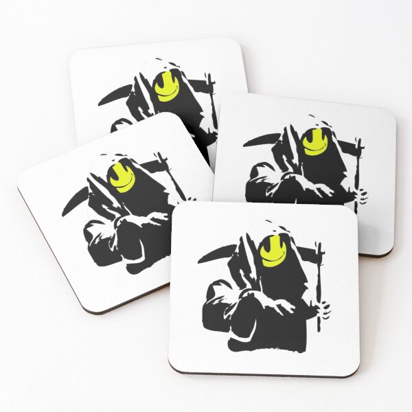 Item preview, Banksy Happy Smiling Grim Reaper! designed and sold by GiftShopHome.