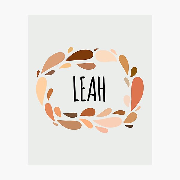 Item preview, Leah - Names for Wife Daughter and Girl designed and sold by kindxinn.