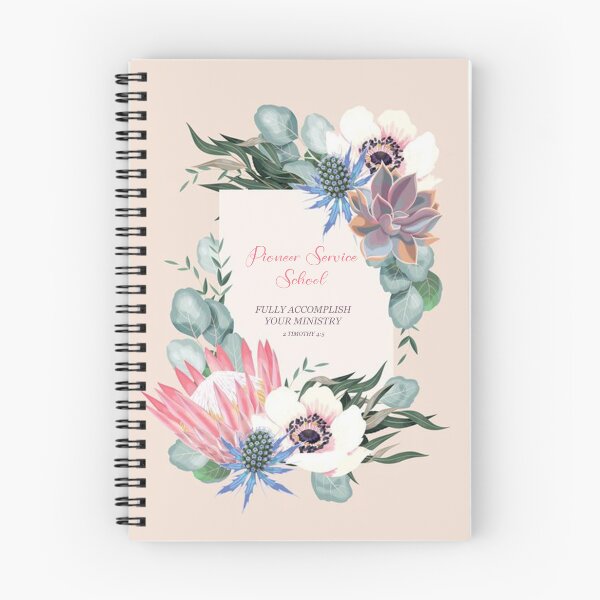 Item preview, Pioneer Service School 2023 Spiral Notebook designed and sold by crafts-gift.