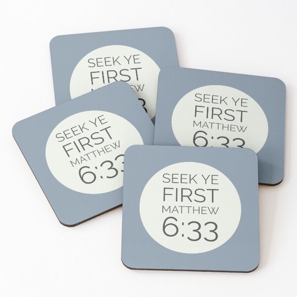 Item preview, Seek Ye First Matthew 6:33 designed and sold by Augustine98.
