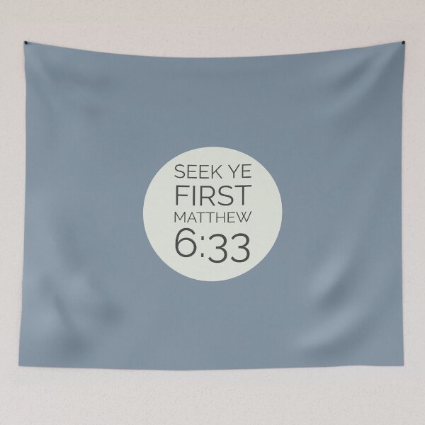 Item preview, Seek Ye First Matthew 6:33 designed and sold by Augustine98.