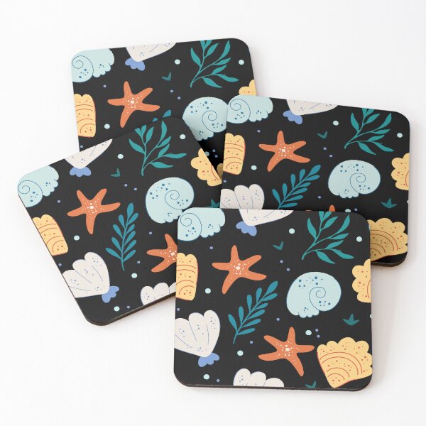 Item preview, Aquatic life Spectrum flower pattern designed and sold by Sam Artist.