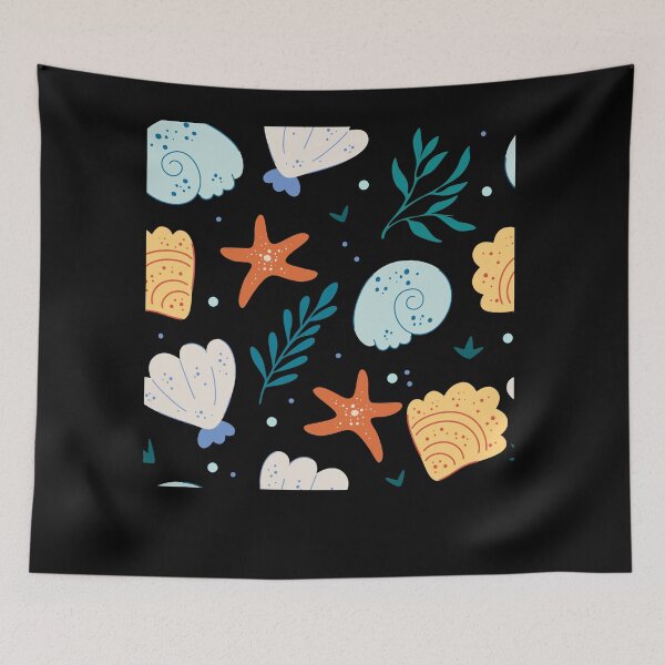 Item preview, Aquatic life Spectrum flower pattern designed and sold by Sam Artist.