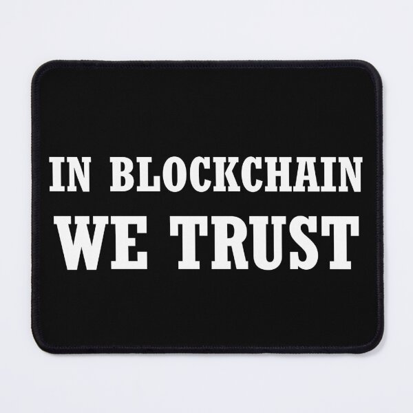 Item preview, In Blockchain We Trust Cryptocurrency Bitcoin Ethereum Logo Dogecoin designed and sold by tsse.