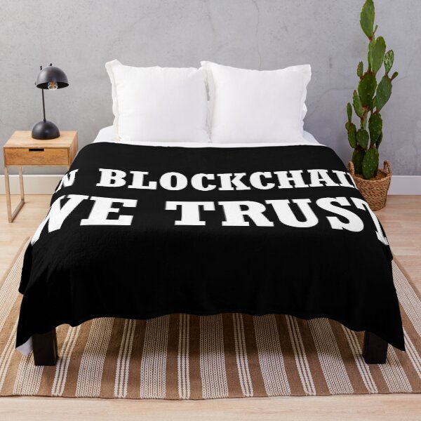 Item preview, In Blockchain We Trust Cryptocurrency Bitcoin Ethereum Logo Dogecoin designed and sold by tsse.