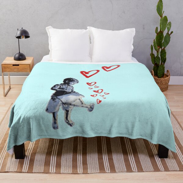 Item preview, Banksy style Urban Street Art Child Love designed and sold by GiftShopHome.