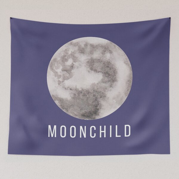 Item preview, Moonchild | BTS| Namjoon | Moon | Aesthetic | RM | Midnight Blue designed and sold by Daebakshop.