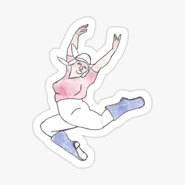 Dancing Granny #3 Sticker