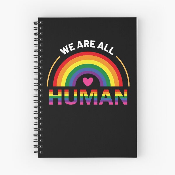 Item preview, We Are All Human Pride Ally Rainbow LGBT Flag Gay Pride designed and sold by Tatus Brinal.