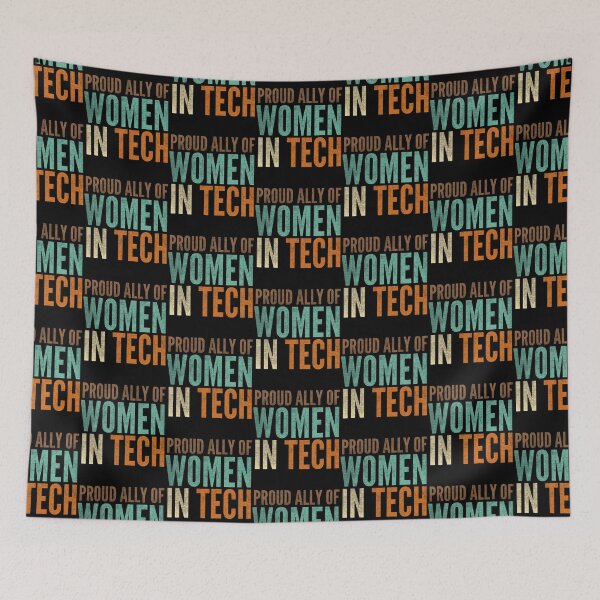Item preview, Proud Ally Of Women in Technology Tech Shirt/ Girls Who Code Gift/ IT Tech Gift/ Software Developer Gift/ Web Development Tee/ Coding Tee/ designed and sold by Adonalyn.