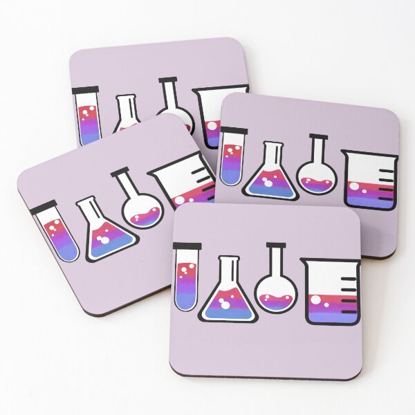 Item preview, Bisexual Flag Lab Glassware designed and sold by studiousmage.