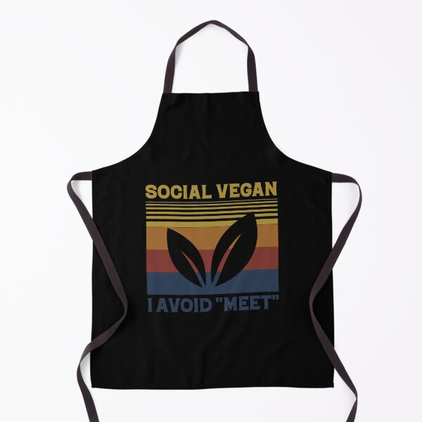 Item preview, Social Vegan I Avoid Meet designed and sold by PatternFeed8.