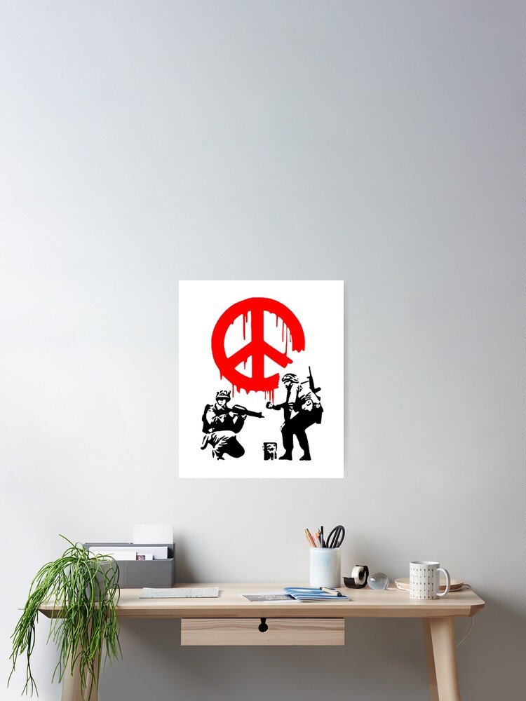 Imagen 2 de 3, Póster con la obra Peace Soldiers, diseñada y vendida por GiftShopHome.
