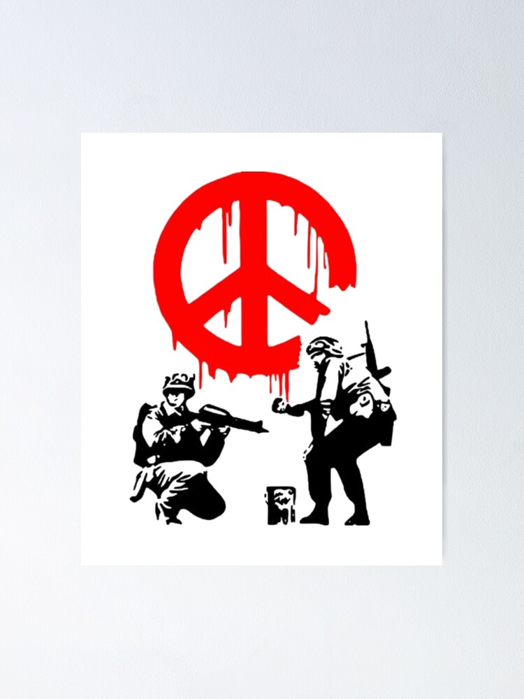 Imagen 1 de 3, Póster con la obra Peace Soldiers, diseñada y vendida por GiftShopHome.