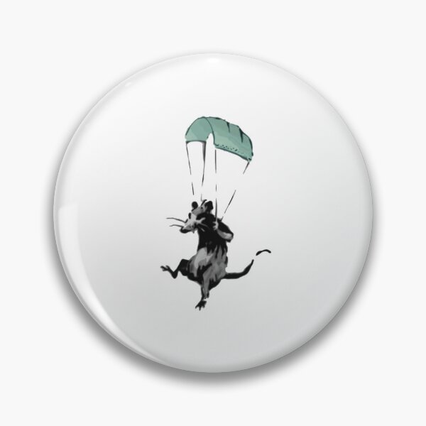 Item preview, rat parachuting with facemark designed and sold by GiftShopHome.