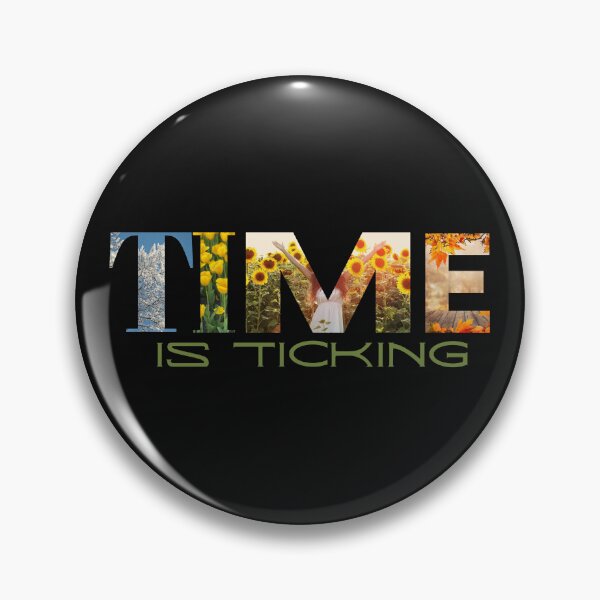 Item preview, Time is Ticking. Winter, Spring, Summer and Autumn Design. Global Warming, Climate Change. designed and sold by GEM STYLE.