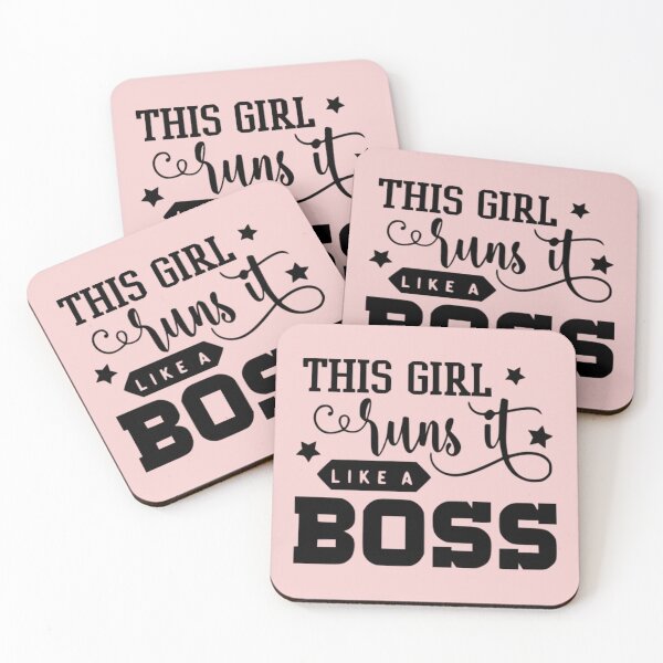 Item preview, This Girl Runs It Like a Boss designed and sold by Froyd Wess.