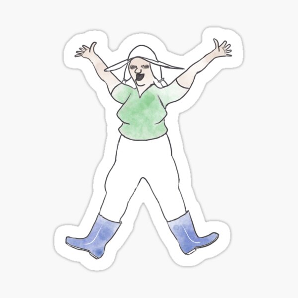Dancing Granny #6 Sticker