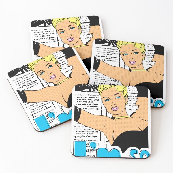 Item preview, Blond hair comic girl Pop art designed and sold by AnnaRuz.