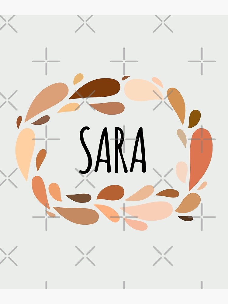 sara-names-for-wife-daughter-and-girl-poster-for-sale-by-kindxinn