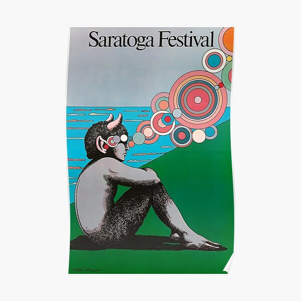 "Saratoga festival" Poster by uldmarie Redbubble